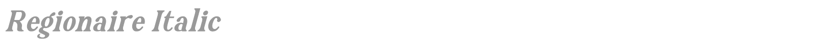 Regionaire font preview